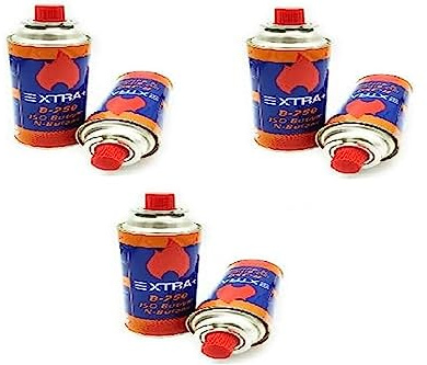 Bombona Gas de 227Gr Pack X 6 Cartuchos Butsir b-250