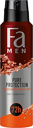 FA Men Anti-Transpirant Pure Protection mit Guarana-Duft, 72h Schutz, 150 ML