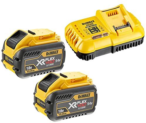 Dewalt DCB548 18 V/54 V XR Flexvolt 12,0 Ah Akku + DCB118 Flev Volt Ladegerät