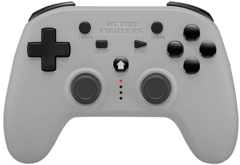 Retro Fighters PS Defender Wireless 2.4G Controller Grey - PS1, PS2, PS3, PS Classic, Switch & PC Compatible