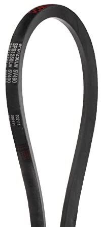 sourcing map SPB-1250 V-Belts Drive Belt 1250mm Pitch Girth 17mm Width 14mm Height Rubber for Power Transmission