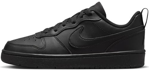 NIKE Unisex Kinder Court Borough Low Recraft (Gs) Sneaker, Schwarz, 39 EU