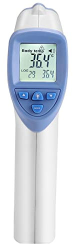 NDNCZDHC Thermomètre Vétérinaire, Numérique Rapide 0,1 ° Précision Thermomètre Infrarouge Vétérinaire Bleu Thermomètre Numérique sans Contact pour Cochon Mouton Cheval Chien
