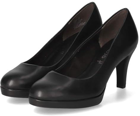 Tamaris Damen Pumps Stilettoabsatz Vegan; Black MATT, EU 41