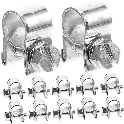 iplusmile 25st 7mm-9mm 304 Edelstahl Kraftstoffeinspritzleitung Schlauchschellen Sortiment Kit 25tlg Rohrschellen Kleine Schlauchschellen Edelstahl 304 Kraftstoffleitung Wagen