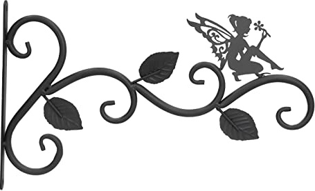Ejoyous Gusseisen Pflanzenhalter Wand, Blumenampel Wandhalterung, Metall Blumenhalterung für Innen und Außenbereich, Vogelfutterspender