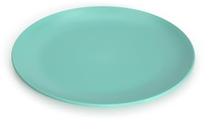 Ökolution Piatti riutilizzabili Ø 17,8 cm, piatti in plastica durevoli, 8 pezzi, rotondi, piatti in plastica petrolio, RPET – in plastica riciclata