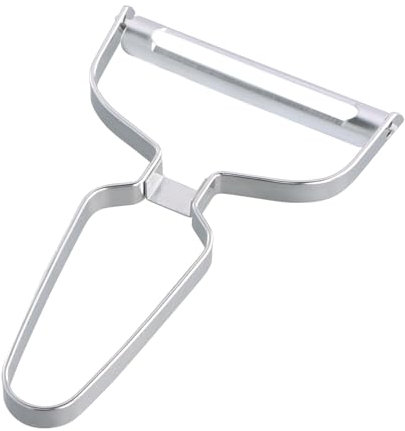 volumoon Pelador de Verduras, Cortador de Patatas, Repollo Rebanadora, Pelador Manzanas, Pelador Patatas de Acero Inoxidable, Pelador Manual, Pelador Universal, Hoja Giratoria, Pelador de Cocina