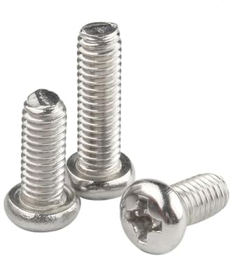 ORANXIN M3 x 7mm 50 Pcs Croix Tête ronde Boulons Acier inoxydable 304 Tête de dôme Vis Boulons de machines Fixations