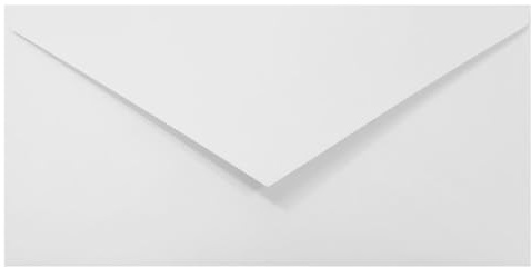 Netuno 500 Briefumschläge Weiß DIN Lang 11x22 cm festlich und stilvoll | 100g Papier · stilvolle weiße Umschläge für Hochzeit, Einladungen & Grußkarten