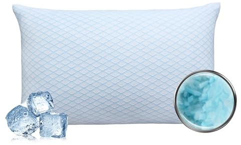 Deodar Memory Foam Pillow 40x80 cm Kühlendes Kissen Antibakterielles Kissen für Seiten- und Rückenschläfer