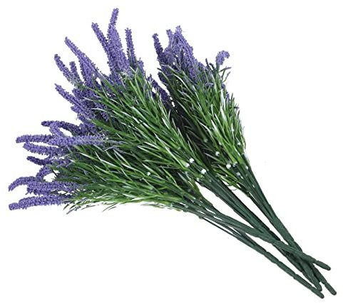 VINTORKY Künstliche Lavendelblüten Aus Kunststoff 6 Stück Lavendel Künstliche Blumen Für Hochzeitsbankette