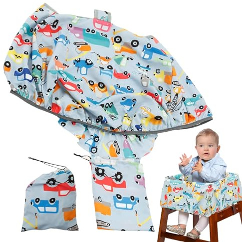 Einkaufswagenabdeckung für Babys Spielerisch, kuschelweich, faltbar, | Baby-Kinderwagen-Schutzbezug Kinderwagen, Kinder-Esstischstuhl, Hochstuhl, Für Und Mädchen
