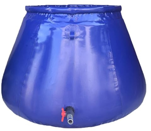 ANGDI Serbatoi Pieghevoli per Acqua di Emergenza, Contenitore per Acqua agricola con Scarico, Sacca per Acqua piovana, Serbatoio per Acqua piovana per irrigazione agricola(1000L/264Gal)