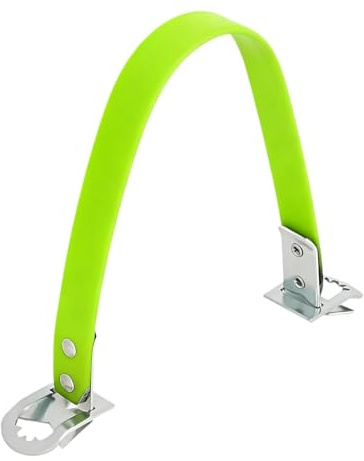Oshhni Cinghia di Sollevamento per Batteria Auto, Cinghia di Trasporto in Metallo Verde e Gomma, Impugnatura per Batteria Auto per Camion, SUV