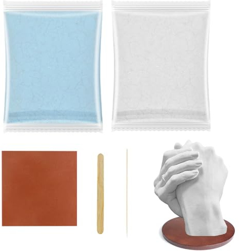 Polvere di gesso, 100 g, facile miscelazione attivata con acqua, kit per fai da te clone in polvere, per principianti, donne, famiglia, stampaggio, progetti artistici e decorazioni per la casa