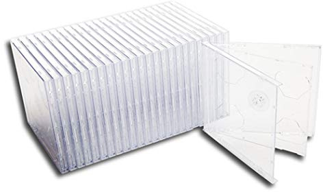 Protected Doppel CD Leerbox schmal glasklar (25 Stück)