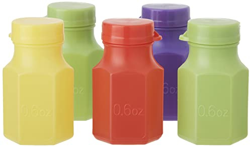 Partygeschenke - Mini-Party-Seifenblasen - 5er-Pack, Verschiedene