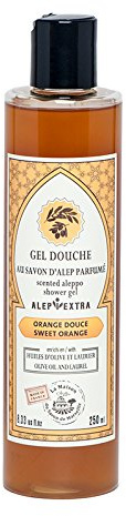 Aleppo-Duschgel 'Orange' aus Lorbeer- und Olivenöl (250 ml)