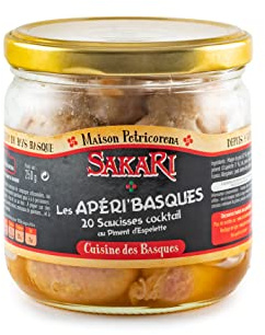 Sakari - Les Apéri'Basques : 20 Saucisses Apéritives Au Piment D'Espelette 250 G