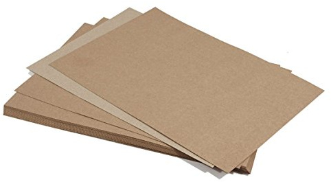 Netuno 500 Blatt Kraftpapier Braun B2-Bogen 50 x 70 cm 170g Kraftkarton Recyclingpapier ÖKO Vintage Naturkarton hochwertig Bastelkarton Umweltpapier für Einladungskarten Bastelarbeiten Menükarten