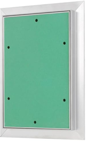 Revisionsklappe Trockenbau 200 x 300 mm – Revisionstür - Wartungsklappe mit 25 mm imprägnierter GK-Einlage und Druckverschluss – aus korrosionsbeständigem Aluminium – befliesbar – MW multi werkzeug