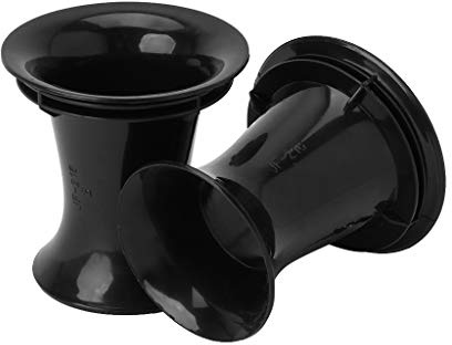 Xuniu 2 Pezzi Altoparlante Port Tube Bass Reflex Vent Ventilazione Connettore 4-6 Subwoofer Woofer Box Accessori 65x74.5mm