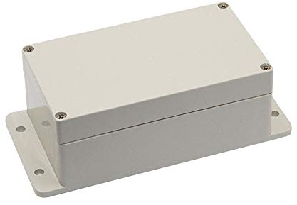 Abzweigdose, wasserdicht IP65 ABS elektrische Projekt-Box, Größe 27, Gehäuse, Instrument, für elektronische Projekte, Netzteile, weiß