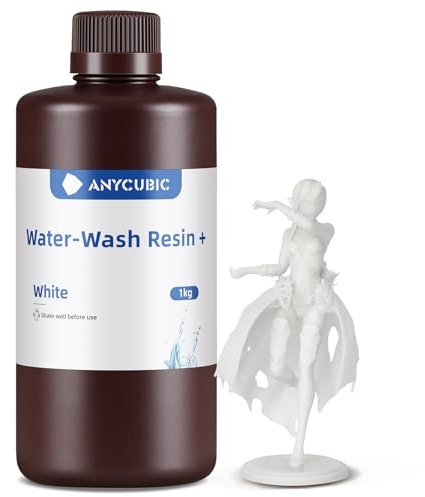 ANYCUBIC 405 nm Rapid Resin für 3D-Drucker Photon DLP LCD UV-Druckharz 1000 g, Schwarz