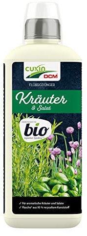 Cuxin DCM - Fertilizzante liquido per erbe aromatiche e insalate, biologico, 800 ml