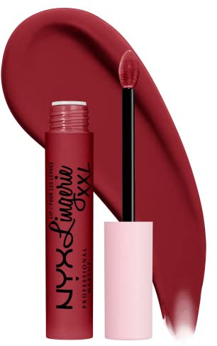 NYX Professional Makeup Lip Lingerie XXL, Flüssiger Lippenstift für langen Halt, Vegane Formel, 23 It's Hotter