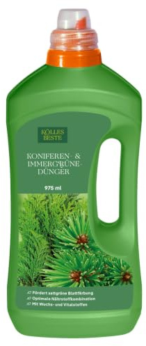 Dünger Koniferen & Immergrüne mit Humat 1 l, Flüssigdünger mit Humat für Koniferen & Immergrüne, Düngemittel, Düngung, Kölle's Beste Dünger Koniferen & Immergrüne mit Humat