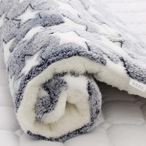 iik Coperta calmante per gatti, ultra morbida, con stampe carine, per interni, in una varietà di dimensioni per adattarsi alla maggior parte degli animali domestici (F, 48,3 x 30,5 cm)