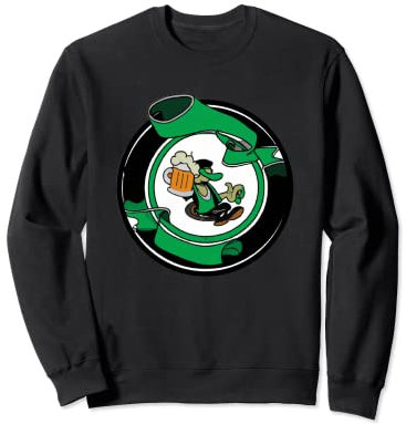 Chope irlandaise trèfle avec bière | Saint Patrick Sweatshirt
