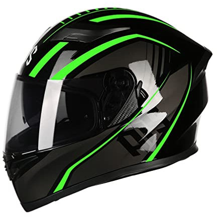 Motesen Vintage Full Face MotorradMotorradhelm Sturzhelme für Fahrräder MotorradhelmKlassische Frau Mann