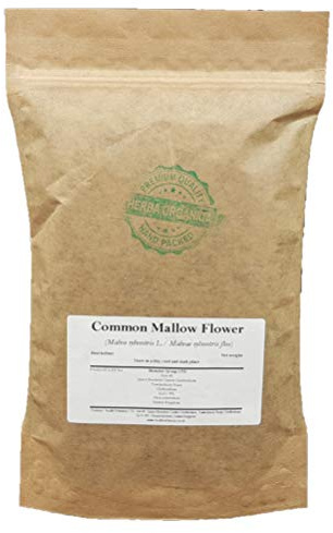 Herba Organica Fleur de Mauve Sylvestre Tisane - Malva Sylvestris L - Common Mallow Flower Tea (50g)