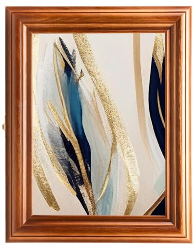 Cer-Plast Armadietto Portachiavi In ​​Legno Con Pannello Portachiavi Organizer Per Chiavi Da Parete Stile Vintage