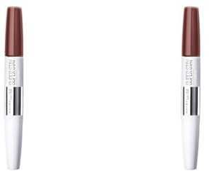 Maybelline New York Lippenstift, Super Stay 24H, Flüssig und langanhaltend, Nr. 640 Nude Pink, 5g (Packung mit 2)