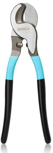 SHALL Coupe-câble 240 mm, outils haute dureté antidérapant pour câbles en cuivre
