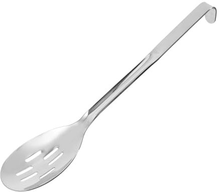 COLLBATH Großer Buffet-Servierlöffel Löcher Schlitz-Utensil zum Kochen stabiler Edelstahl