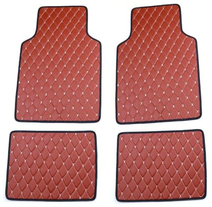 WSXCDE 4 Stück Auto-Fussmatten, für Opel Corsa 2004-2009 Wasserfest Antirutsch Allwetterschutz Auto Teppich Innenraum, Vorne und Hinten Automatten Set,C