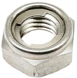 Selbstsichernde muttern 2/5/10 Stück Edelstahl-Ganzmetalleinsatz Sechskant Sechskant selbstsichernde Mutter Sicherungsmutter M3 M4 M5 M6 M8 M10 M12 M14 M16 DIN980 304 A2(2pcs M14)