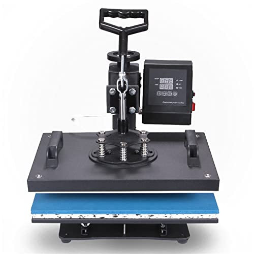 Transferpresse, 5 in 1 Multifunktionale Wärmepresse Maschine T-Shirt Kleidung Muster Wärmepresse Maschinenbecher Hutplatte Wärmepresse Maschine Hot Cup Maschine