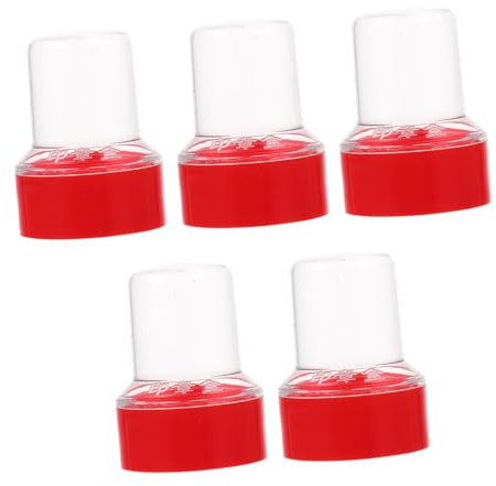 Gadpiparty Stempelbehälter Rot Praktische Siegelbox Aus Robustem Material Kompakt Und Transparent Multifunktionaler Aufbewahrungsbehälter Für Firmen Und Private Stempel