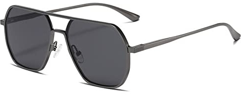 Mirweon Polarisierte Nachtsichtbrille, blendfreier Schutz, Aluminium