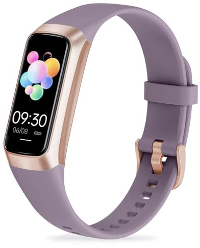Zeacool Fitness Tracker Smartwatch Herren Damen, IP68 Wasserdicht Fitnessuhr, Aktivitätstracker mit 24h Herzfrequenz, Schlaf,Blutdruck Monitor schrittzähler Uhr Sportuhr für iOS Android (Purpur)