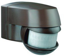 ESYLUX EM10025327 Aufputz Bewegungsmelder 200° Braun IP44