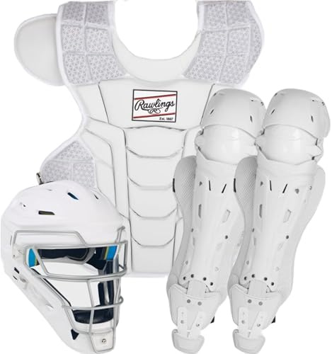 Rawlings | Adult | MACH Cather's Set | Baseball | White/White