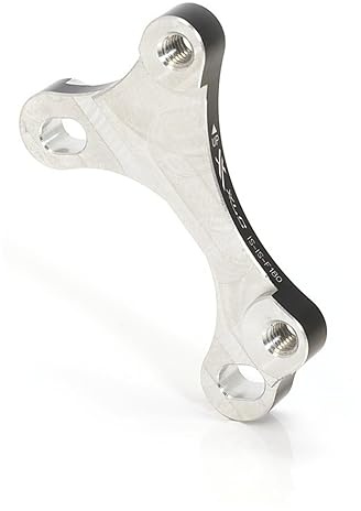 XLC Unisex – Erwachsene Br-x28 Scheibenbremsadapter Für is-Bremse, Schwarz, Silber, Unisize EU