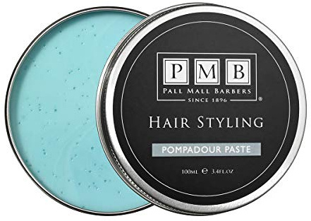 Pall Mall Barbers, Finest Hair Styling for Men Since 1896 - Pompadour Hair Paste - 100ml | Medium Hold Mens Hair Paste - Shiny Texture Finish